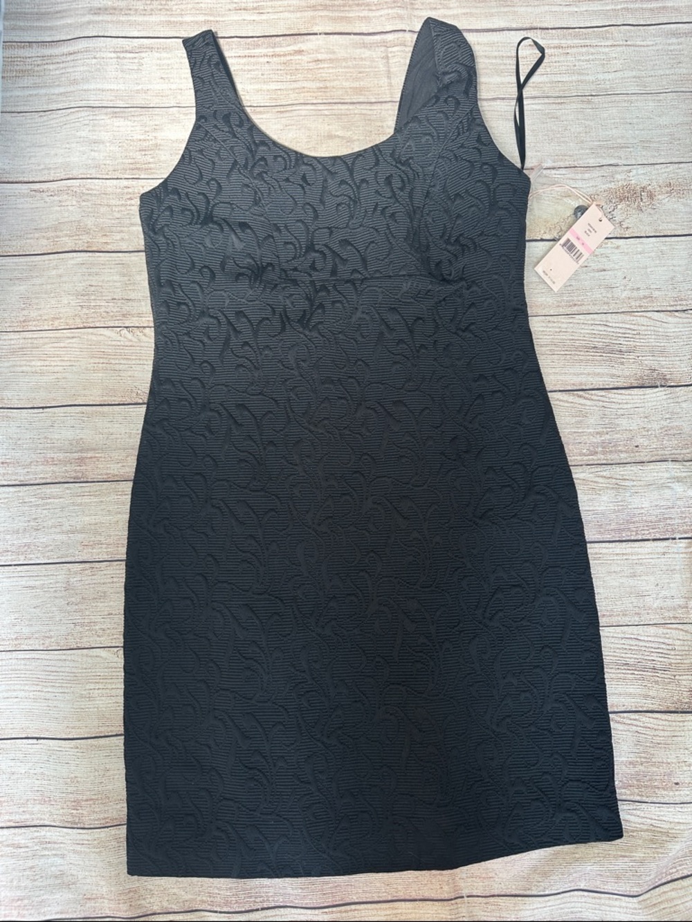 Nanette Lepore Black Textured Tank Sheath Dress Size 10